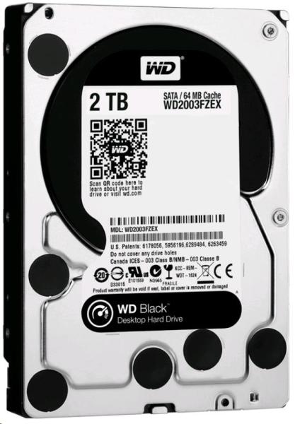 BAZAR - WD CAVIAR BLACK WD2003FZEX 2TB SATAIII/ 600 64MB cache1