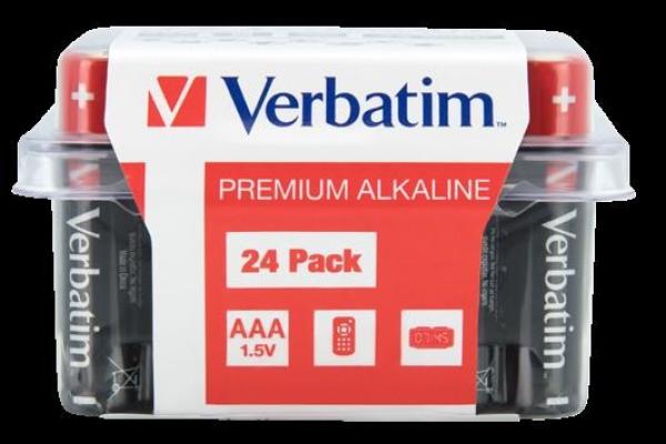 VERBATIM  Alkalická Baterie AAA 24 Pack /  LR03