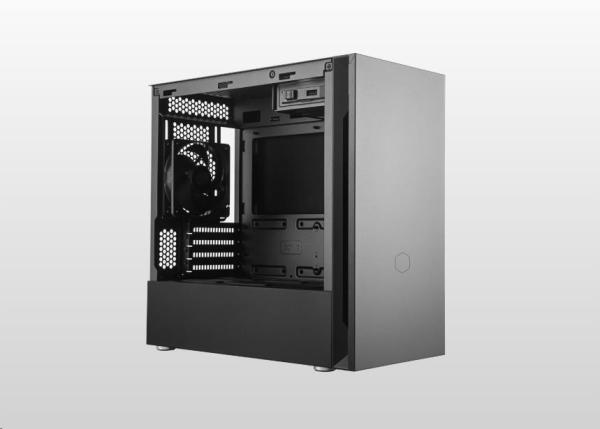 Skriňa Cooler Master Silencio S400 Steel, micro-ATX, Mini Tower, čierna, bez zdroja1