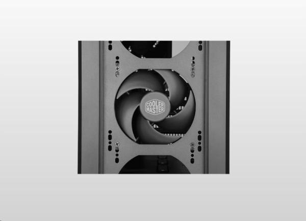 Cooler Master case Silencio S600 Steel,  ATX,  2x 120mm Fan,  Černá9