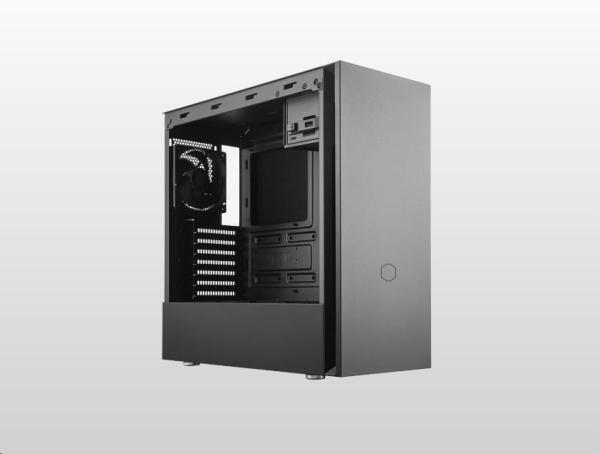 Cooler Master case Silencio S600 Steel,  ATX,  2x 120mm Fan,  Černá1