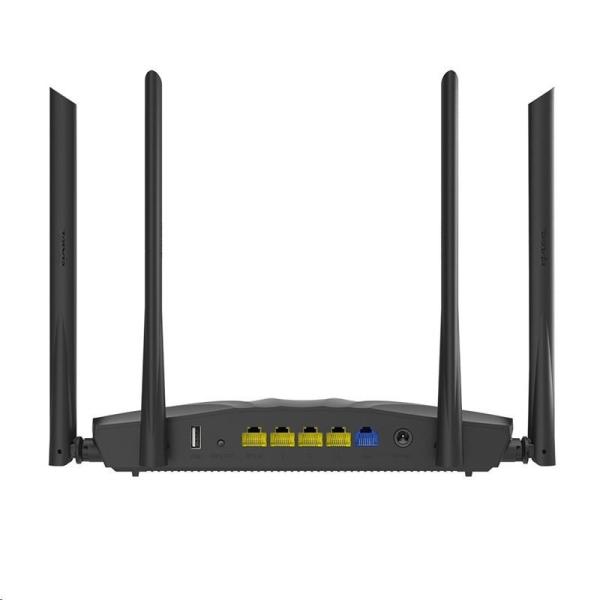 Tenda AC19 WiFi Router 2100Mb/ s, 1x GWAN, 4x GLAN, 1x USB, VPN, IPv6, 4x6dBi, 4x4 MU-MIMO, CZ AC21004