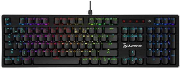 A4tech Bloody B820R mechanická RGB herní klávesnice,  USB,  CZ,  RED SWITCH