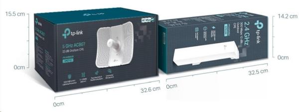 TP-Link CPE710 [5GHz AC 867Mbps 23dBi outdoor CPE]4