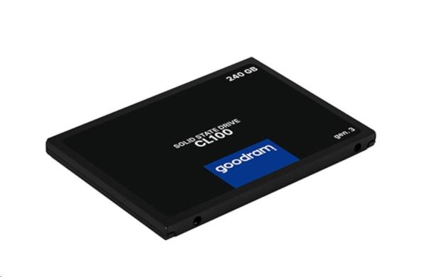 GOODRAM SSD CL100 Gen.3 240 GB SATA III 7 mm,  2, 5" (R: 520 MB/ s; W 400 MB/ s)1