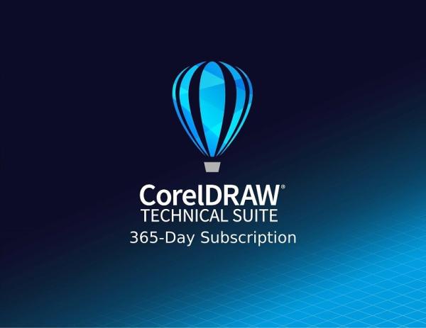 CorelDRAW Technical Suite 365-dňové predplatné. (5-50) EN/DE/FR/ES/BR/IT/CZ/PL/NL/EN