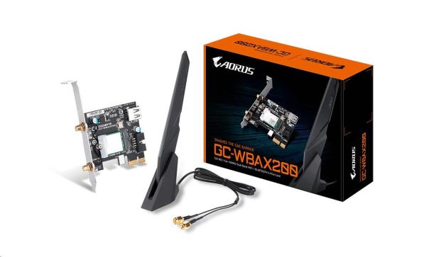 GIGABYTE PCI-E Wifi+BT 2400MBps 802.11a/ b/ g/ n/ ac