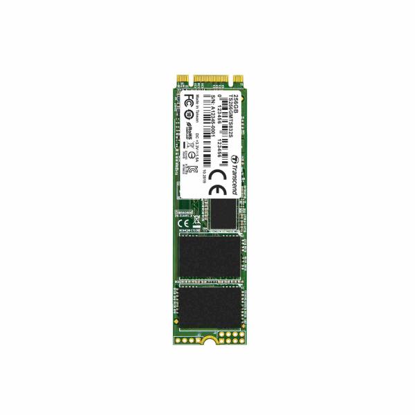 TRANSCEND SSD MTS832S,  jednostranný,  256 GB,  M.2 2280,  SATA B+M Key,  TLC2