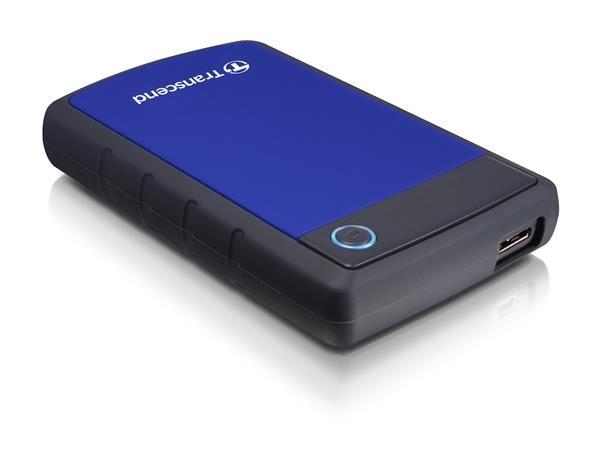 Externý pevný disk TRANSCEND 2, 5" USB 3.1 StoreJet 25H3B,  4 TB,  modrý (odolný voči nárazom)1