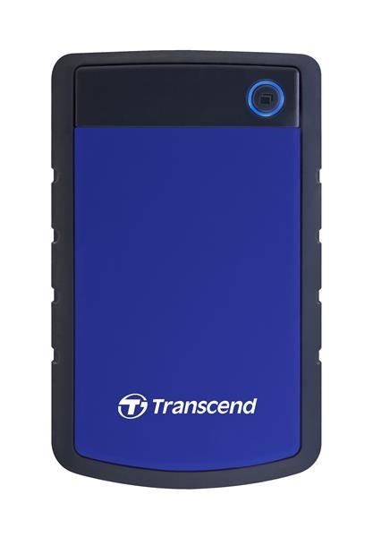 Externý pevný disk TRANSCEND 2, 5" USB 3.1 StoreJet 25H3B,  4 TB,  modrý (odolný voči nárazom)3