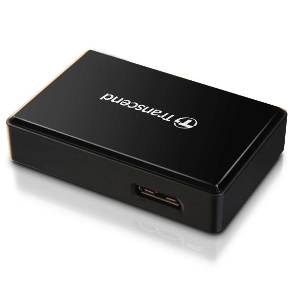 Čítačka kariet TRANSCEND F8 + kábel USB,  USB 3.0,  čierna1