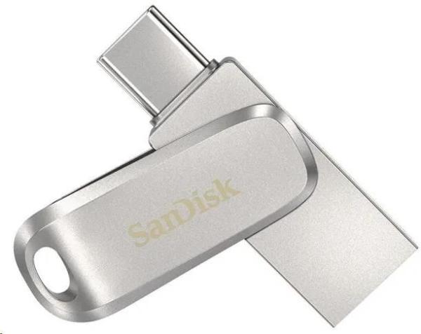 SanDisk Flash Disk 64GB Ultra Dual Drive Luxe USB 3.1 Typ C 150 MB/s