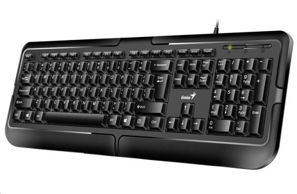 GENIUS klávesnice KB-118,  drátová,  PS/ 2,  CZ+SK layout,  černá1