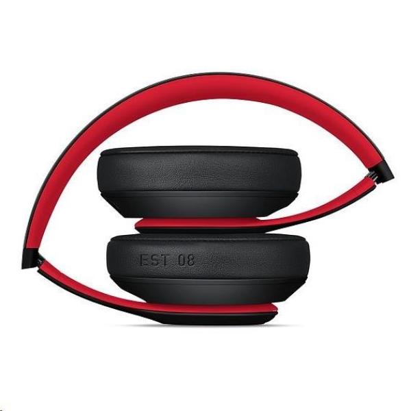 Beats Studio3 Wireless Over-Ear Headphones - The Beats Decade Collection - Defiant Black-Red1