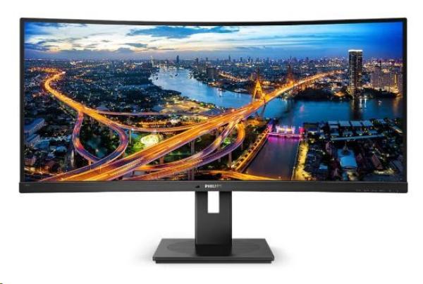 Philips MT VA LED 346B1C/ 00 - VA panel,  3440x1440,  DP,  HDMI,  USB-C dock,  reproduktory,  pivot,  zakrivený