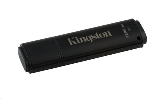 Kingston 128GB DataTraveler 4000 G2DM (USB 3.0,  256-bitové šifrovanie AES)