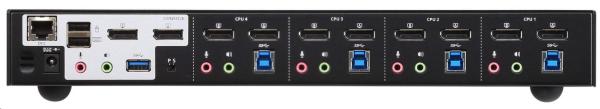 ATEN 4-portový USB3.0 4K DisplayPort Dual Display KVMP2