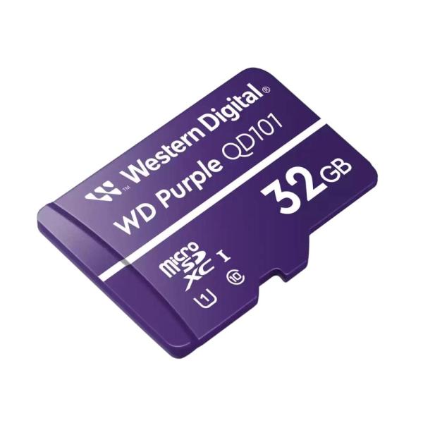 WD MicroSDHC karta 32GB Purple WDD032G1P0C Class 10, 16TBW1