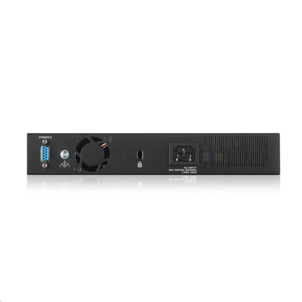 Zyxel GS2220-10HP 10-portový gigabitový PoE manažovaný L2 switch,  8x gigabitový RJ45,  2x gigabitový RJ45/ SFP,  PoE 180 W2