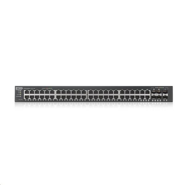 Zyxel GS2220-50 50-portový gigabitový riadený prepínač L2,  44x gigabitový RJ45,  4x gigabitový RJ45/ SFP,  2x gigabitový S1