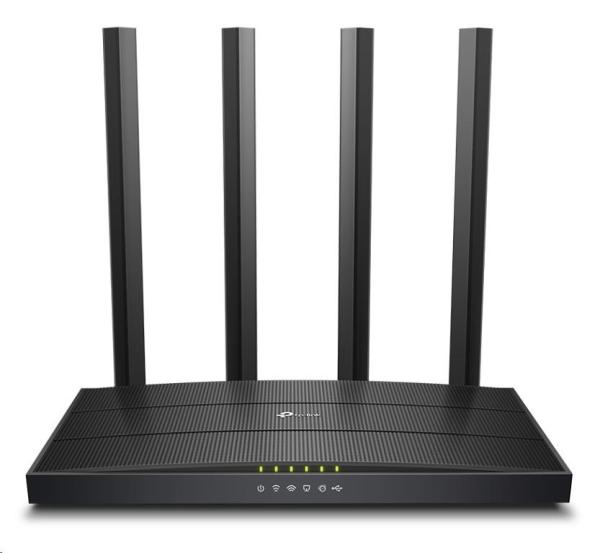 TP-Link Archer C6U OneMesh/ EasyMesh WiFi5 router (AC1200,  2, 4GHz/ 5GHz,  4xGbELAN,  1xGbEWAN,  1xUSB2.0)