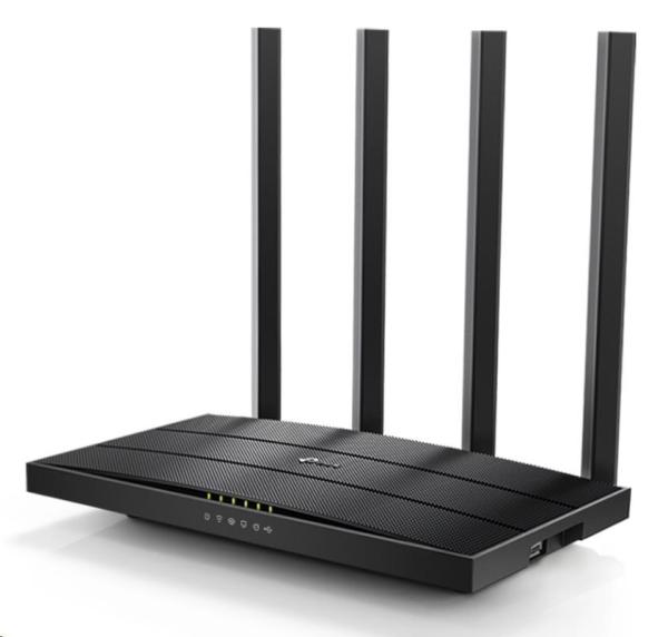 TP-Link Archer C6U OneMesh/ EasyMesh WiFi5 router (AC1200,  2, 4GHz/ 5GHz,  4xGbELAN,  1xGbEWAN,  1xUSB2.0)4