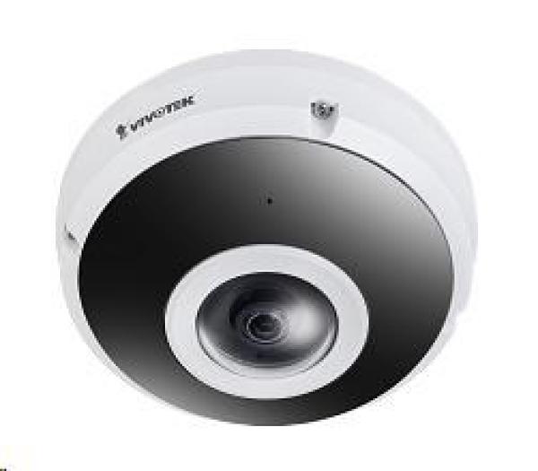 Vivotek FE9380-HV,  4Mpix, 30sn/ s, H.265,  zv.1.16 mm (360°),  audio vstup,  PoE,  IR 10 m,  WDR 120 dB,  microSDXC,  antivandal, 