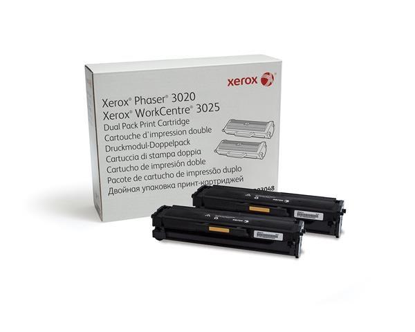 Xerox Toner Black pro Phaser 3020/3025 Dual pack (3000 str) - POŠKOZENÝ OBAL - BAZAR