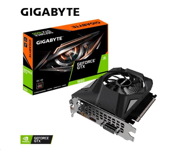 GIGABYTE VGA NVIDIA GeForce GTX 1650 D6 LHR OC 4G, 4G GDDR6, 1xDP, 1xHDMI, 1xDVI0