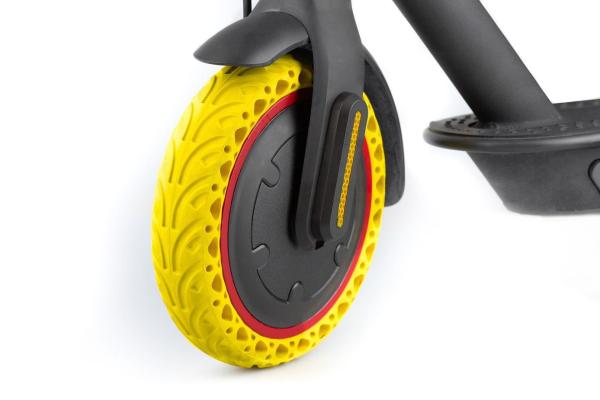 Bezdušová pneumatika pro Xiaomi Scooter žlutá (Bulk)3