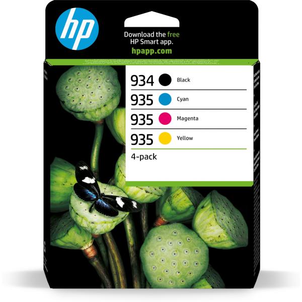 HP 934 Black/ 935 CMY Ink Cartridge 4-Pack (400 /  400 /  400 /  400 pages)