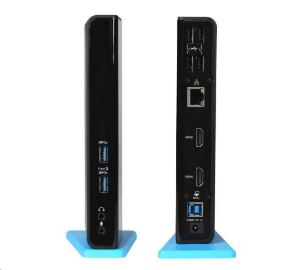 iTec USB 3.0/ USB-C Duálna dokovacia stanica HDMI1