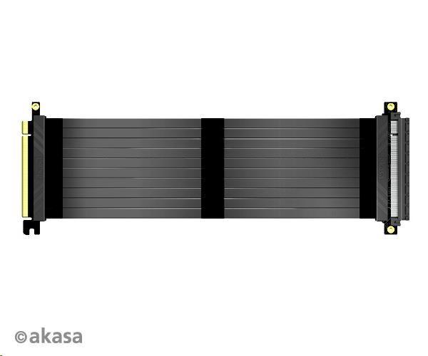 AKASA RISER BLACK X2 Premium PCIe 3.0 x 16 Stúpačka,  100 cm3