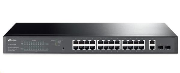 TP-Link Easy Smart switch TL-SG1428PE (26xGbE, 2xSFP, 24xPoE+, 250W)