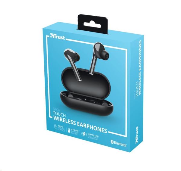 TRUST sluchátka Nika Touch Bluetooth Wireless Earphones - black6