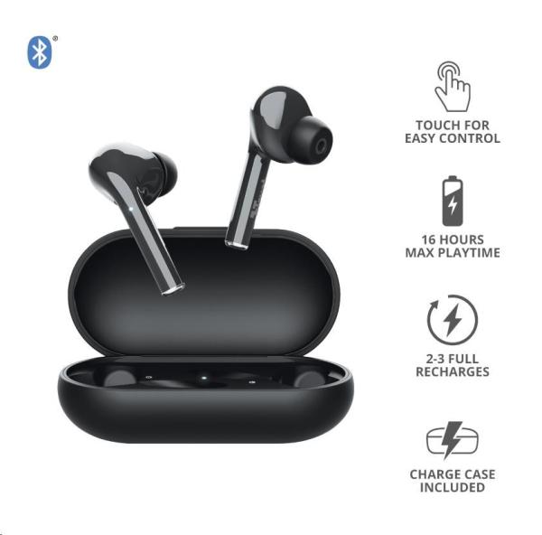 TRUST sluchátka Nika Touch Bluetooth Wireless Earphones - black9