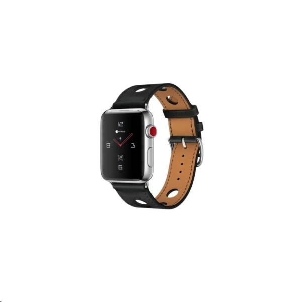 COTECi kožený řemínek pro Apple Watch 38 / 40mm černá