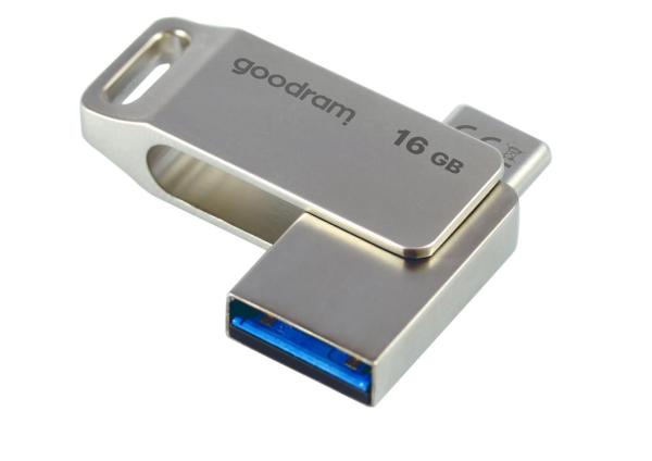 GOODRAM Flash disk 16 GB ODA3,  USB 3.2,  strieborná1