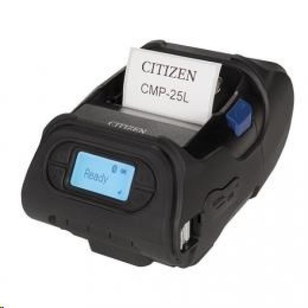 Citizen CMP-25L,  USB,  RS-232,  Wi-Fi,  8 bodov/ mm (203 dpi),  displej,  ZPL,  CPCL