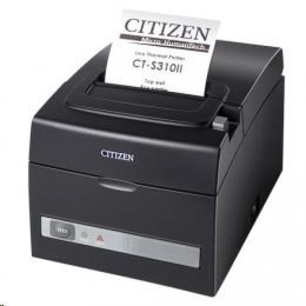 Citizen CT-S310II,  Dual-IF,  8 bodov/ mm (203 dpi),  rezačka,  biela