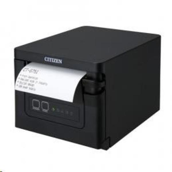 Citizen CT-S751,  USB,  8 bodov/ mm (203 dpi),  rezačka,  čierna