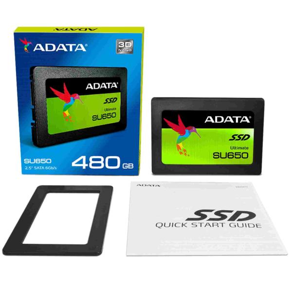ADATA SSD 960GB Ultimate SU650SS 2,5" SATA III 6Gb/s (R:520/ W:450MB/s)4
