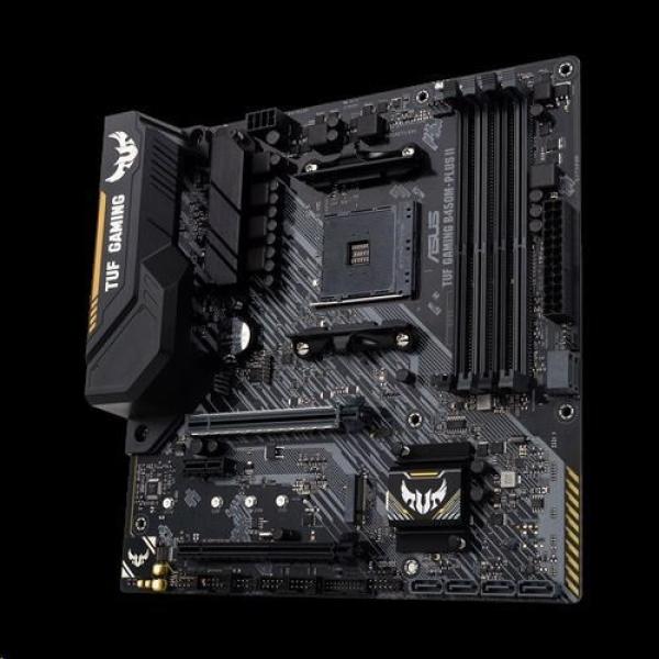 ASUS MB Sc AM4 TUF GAMING B450M-PLUS II, AMD B450, 4xDDR4, 1xHDMI, 1xDVI, mATX1