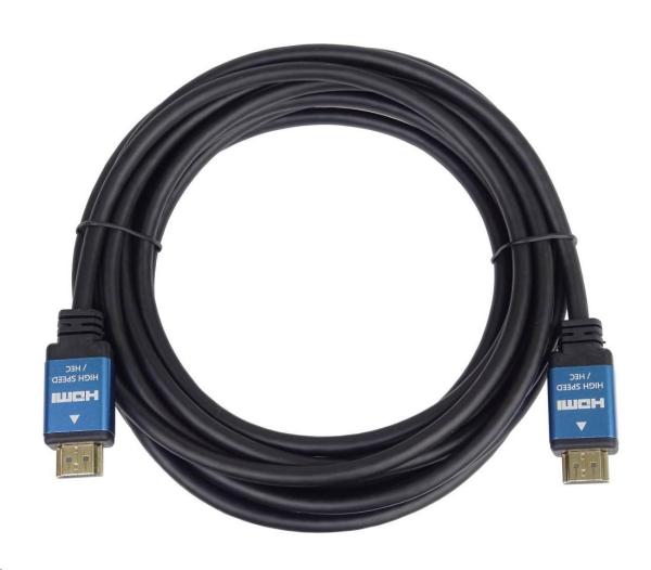 PREMIUMCORD HDMI - Ultra HDTV kábel,  5 m (kov,  pozlátené konektory)1