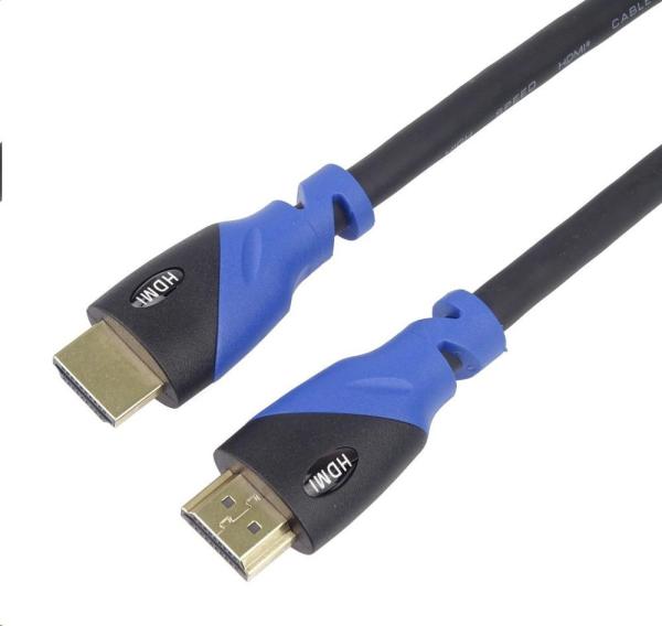 PREMIUMCORD HDMI - Ultra HDTV kábel,  1 m (farebný,  pozlátené konektory)