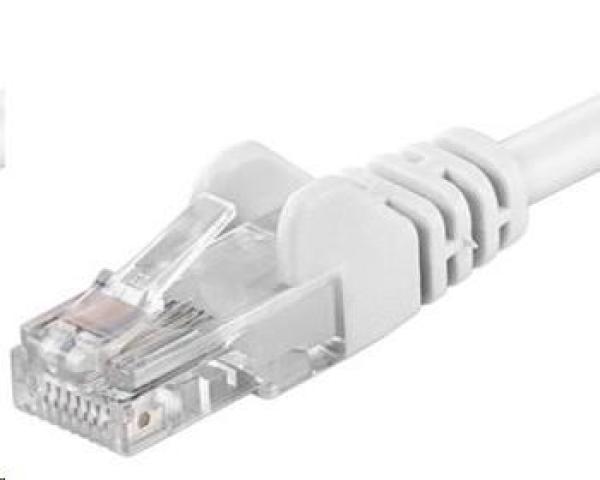 PREMIUMCORD Patch kábel UTP RJ45-RJ45 CAT5e 5m biely