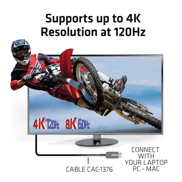 Club3D Kabel Ultra Rychlý HDMI™ Certifikovaný AOC Kabel 8K60Hz,  4K120Hz,  10m3