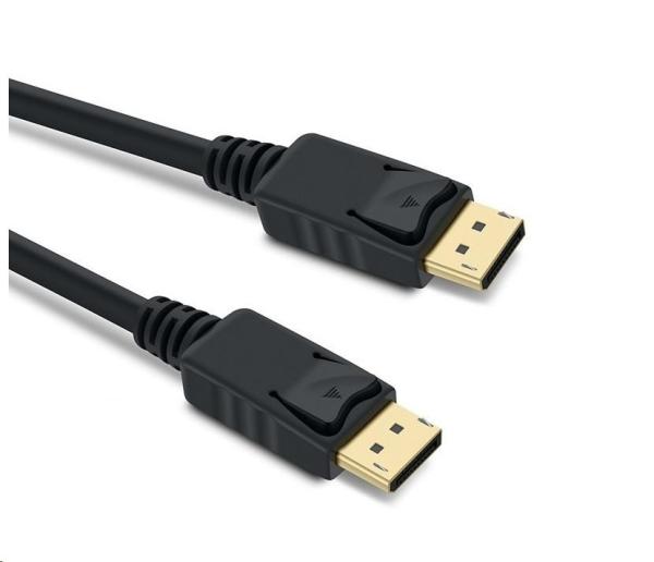 Kábel PREMIUMCORD DisplayPort 1.4 pripojovací kábel M/ M,  pozlátené konektory,  5 m