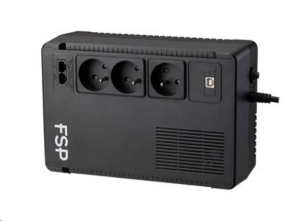 Fortron UPS FSP ECO 800 FR,  800 VA /  480 W,  USB,  RJ45,  line interactive