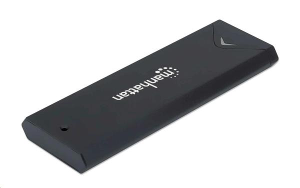 MANHATTAN Pamäťový disk Hliník M.2 NVME SSD Enclosure,  čierna,  maloobchodná krabica2
